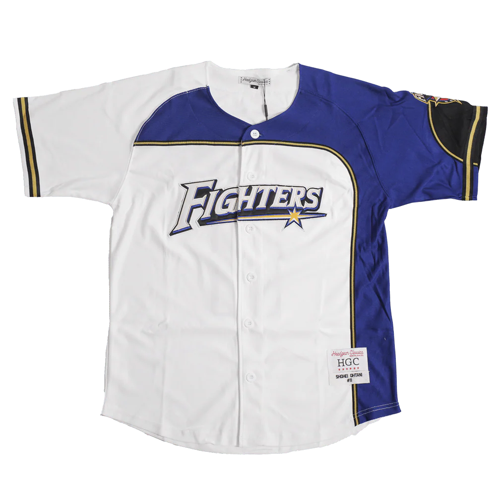 NIPPON HAM OHTANI BUTTON DOWN BASEBALL JERSEY
