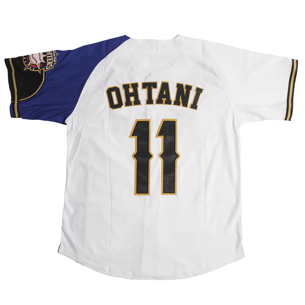 NIPPON HAM OHTANI BUTTON DOWN BASEBALL JERSEY - Image 2
