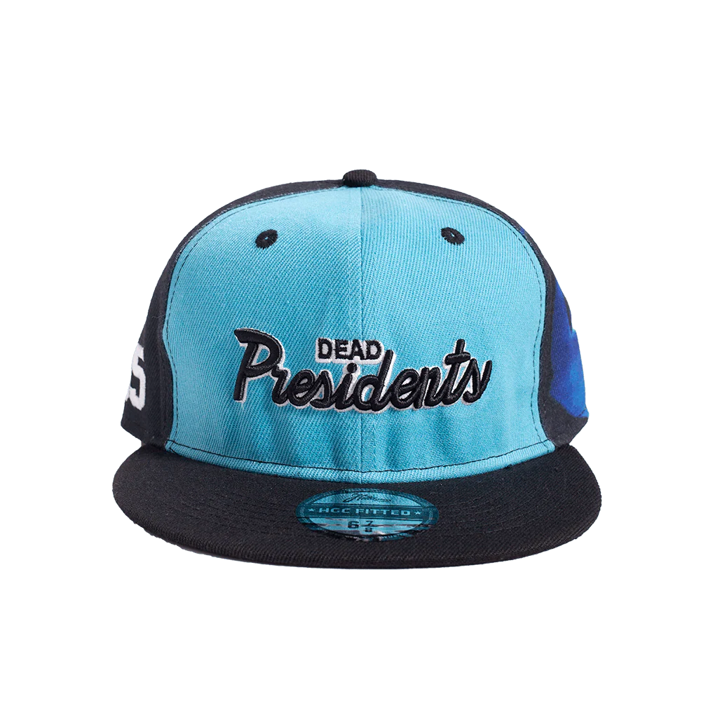 DEAD PRESIDENTS BLUE FITTED HAT
