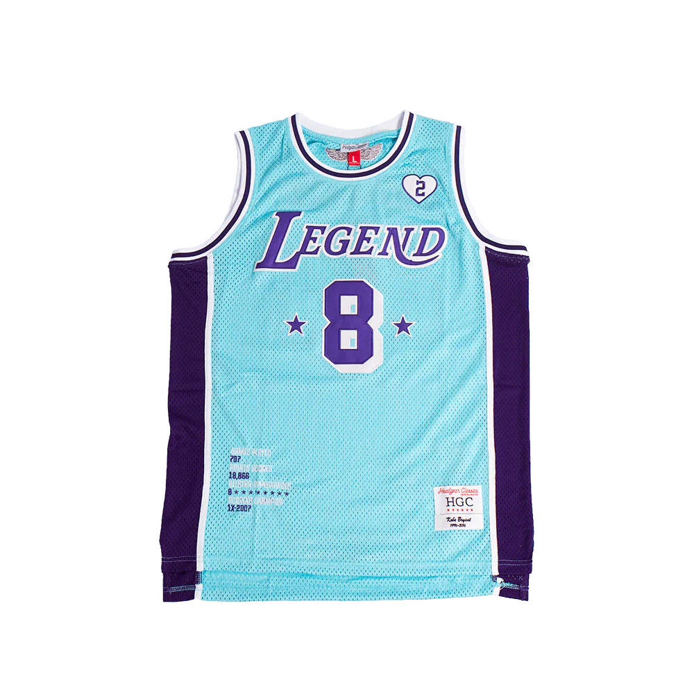 LEGEND MAMBA LIGHT BLUE BASKETBALL JERSEY