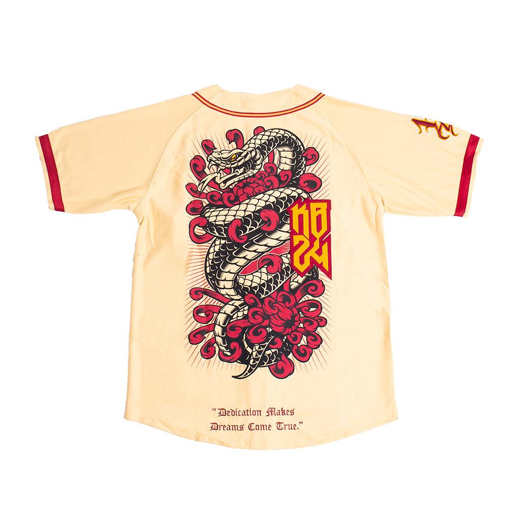 LOS ANGELES MAMBA BUTTON DOWN YOUTH BASEBALL JERSEY - Image 2