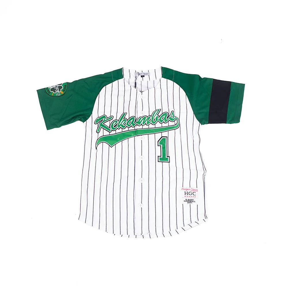 YOUTH G-BABY BASEBALL JERSEY (WHITE/GREEN)