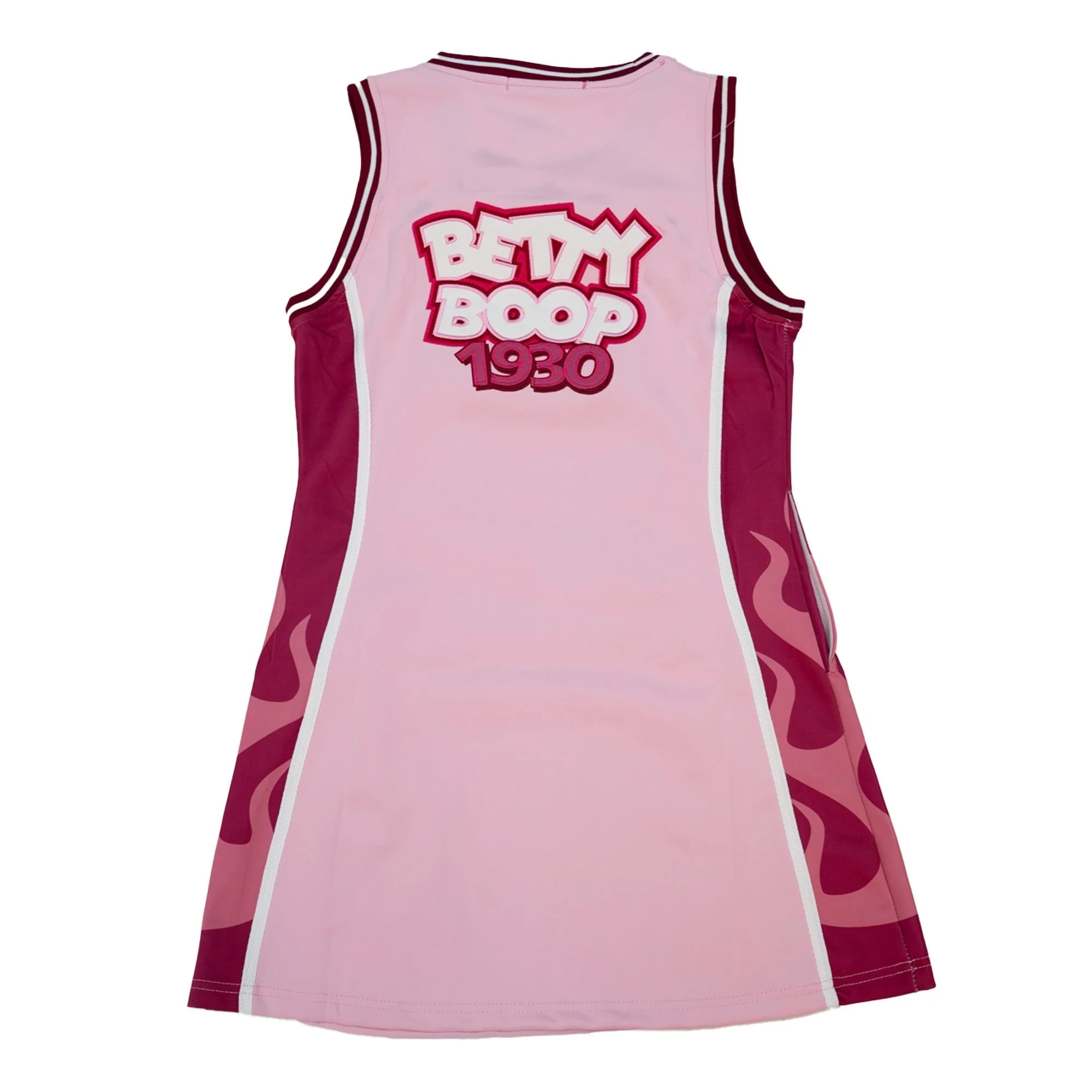 BETTY BOOP MOTORCYCLE CLUB JERSEY DRESS (PINK) - Image 2