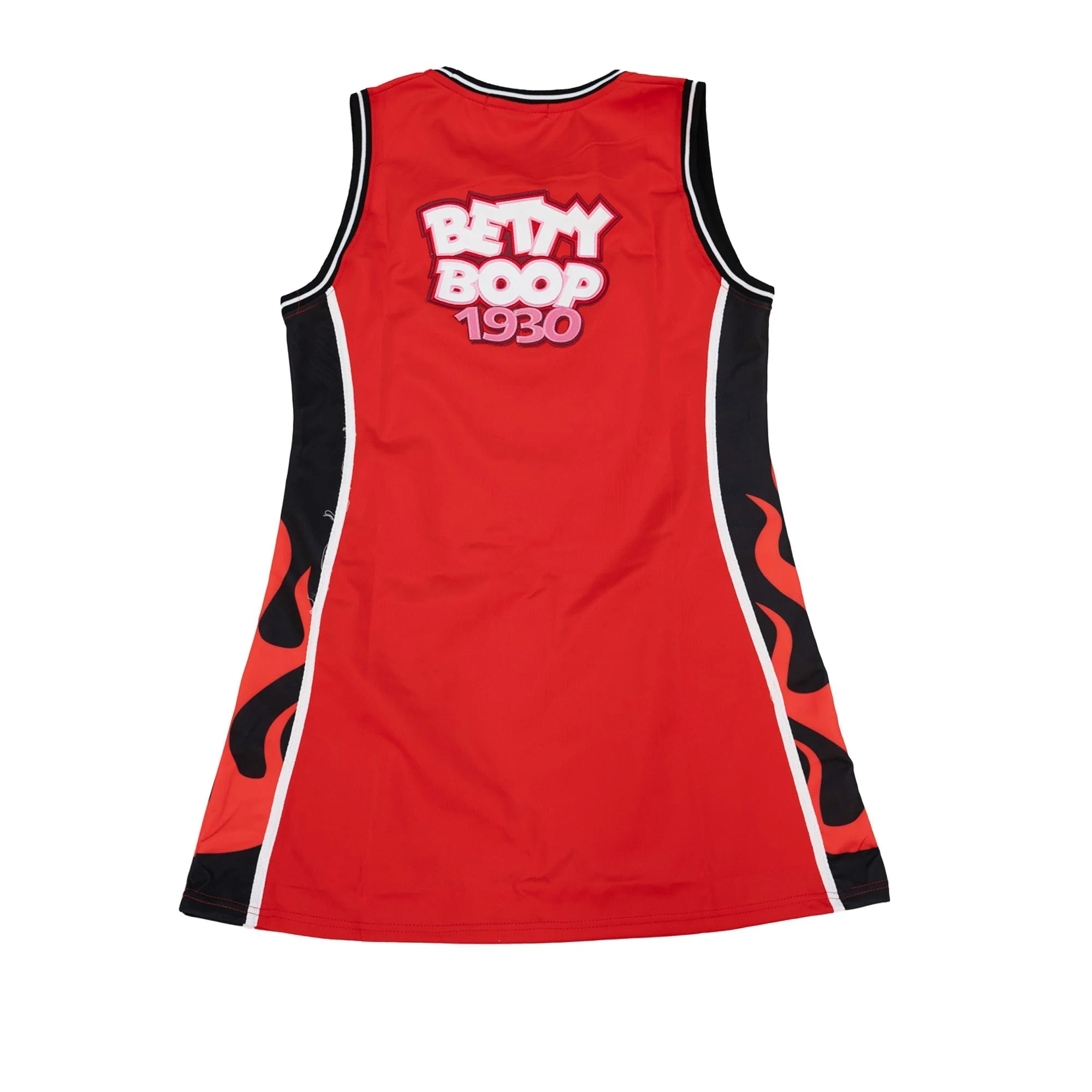 BETTY BOOP MOTORCYCLE CLUB JERSEY DRESS (RED) - Image 2