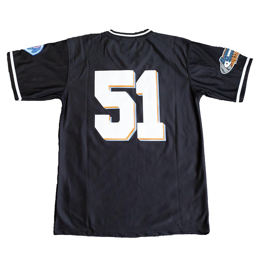 MIAMI GIANTS BASEBALL JERSEY (BLACK) - Image 2