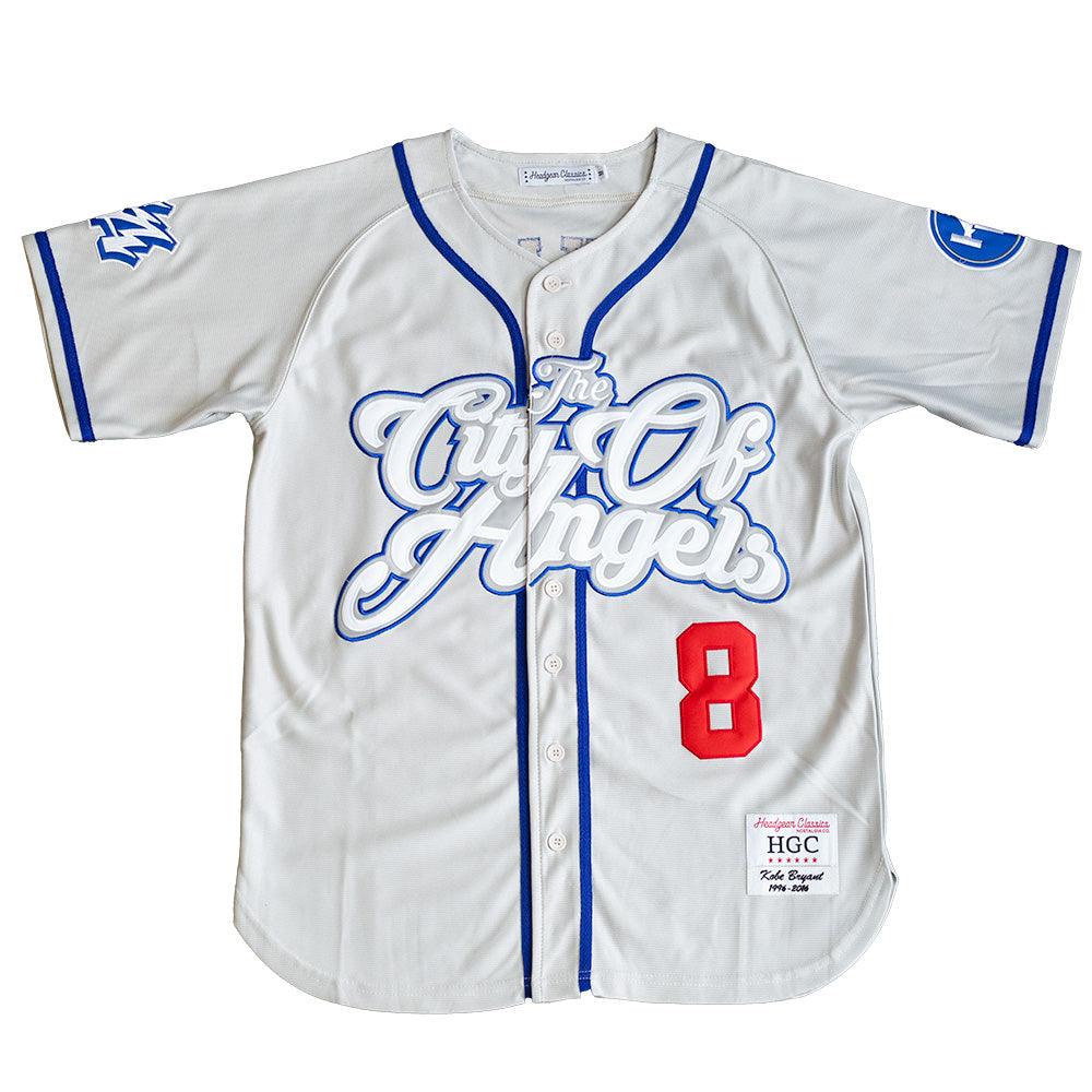 CITY OF ANGELS MAMBA BUTTON DOWN BASEBALL JERSEY