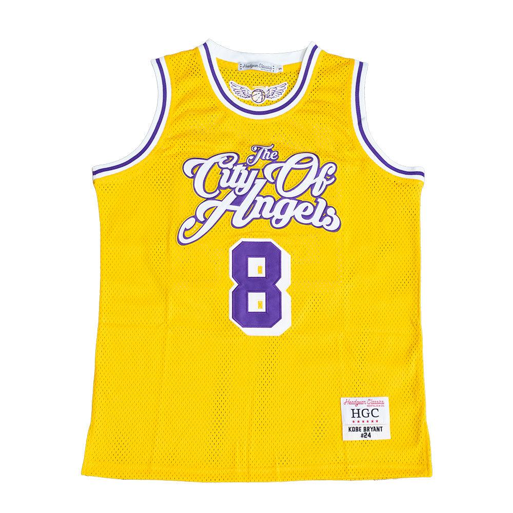 CITY OF ANGELS MAMBA BASKETBALL JERSEY (GOLD)