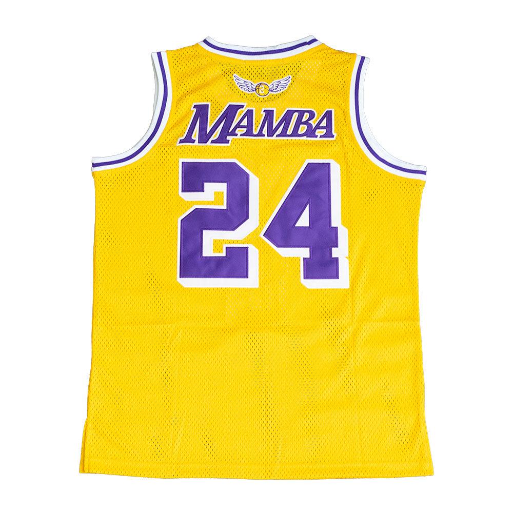 CITY OF ANGELS MAMBA BASKETBALL JERSEY (GOLD) - Image 2