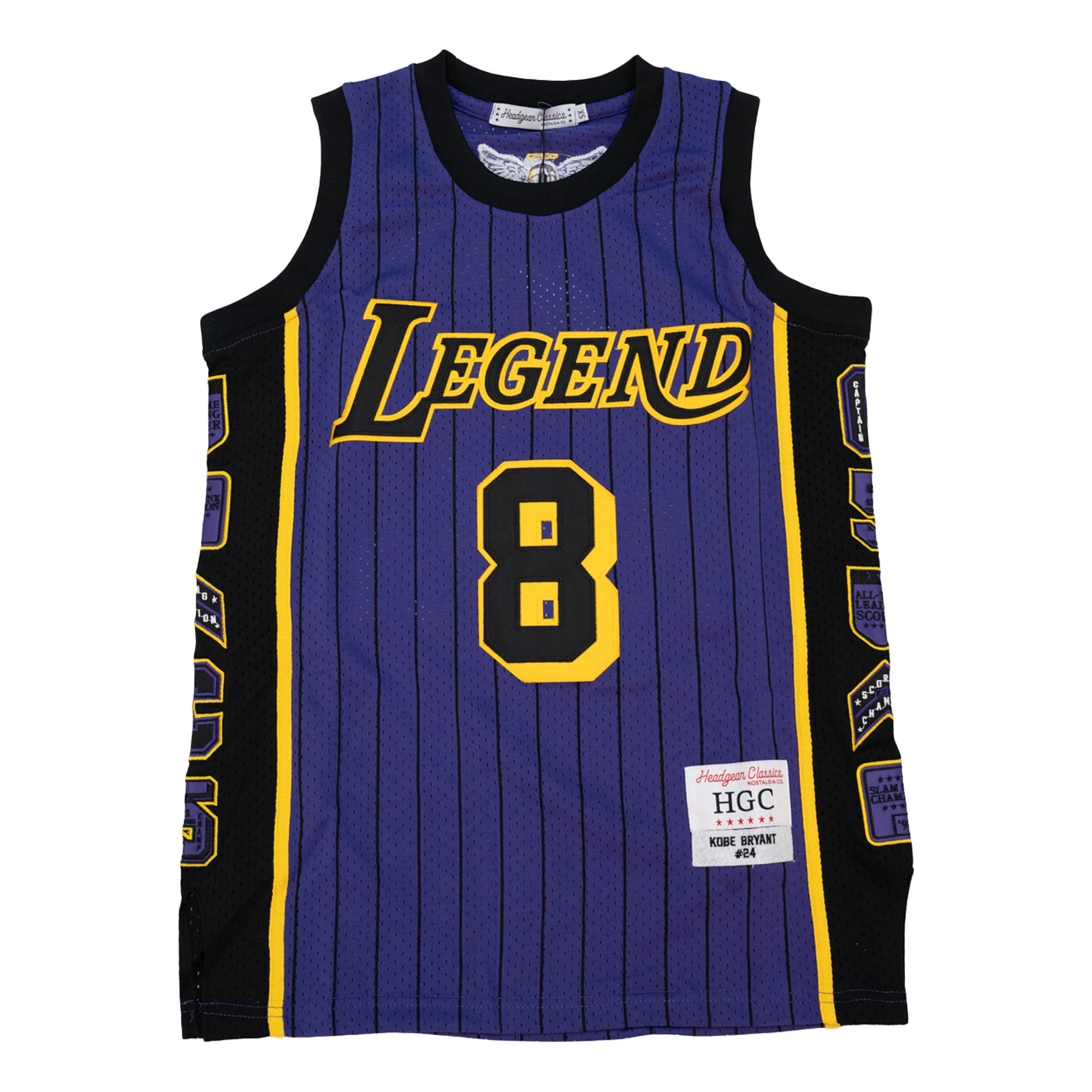 LEGEND MAMBA PATCH BASKETBALL JERSEY (PURPLE/BLACK)