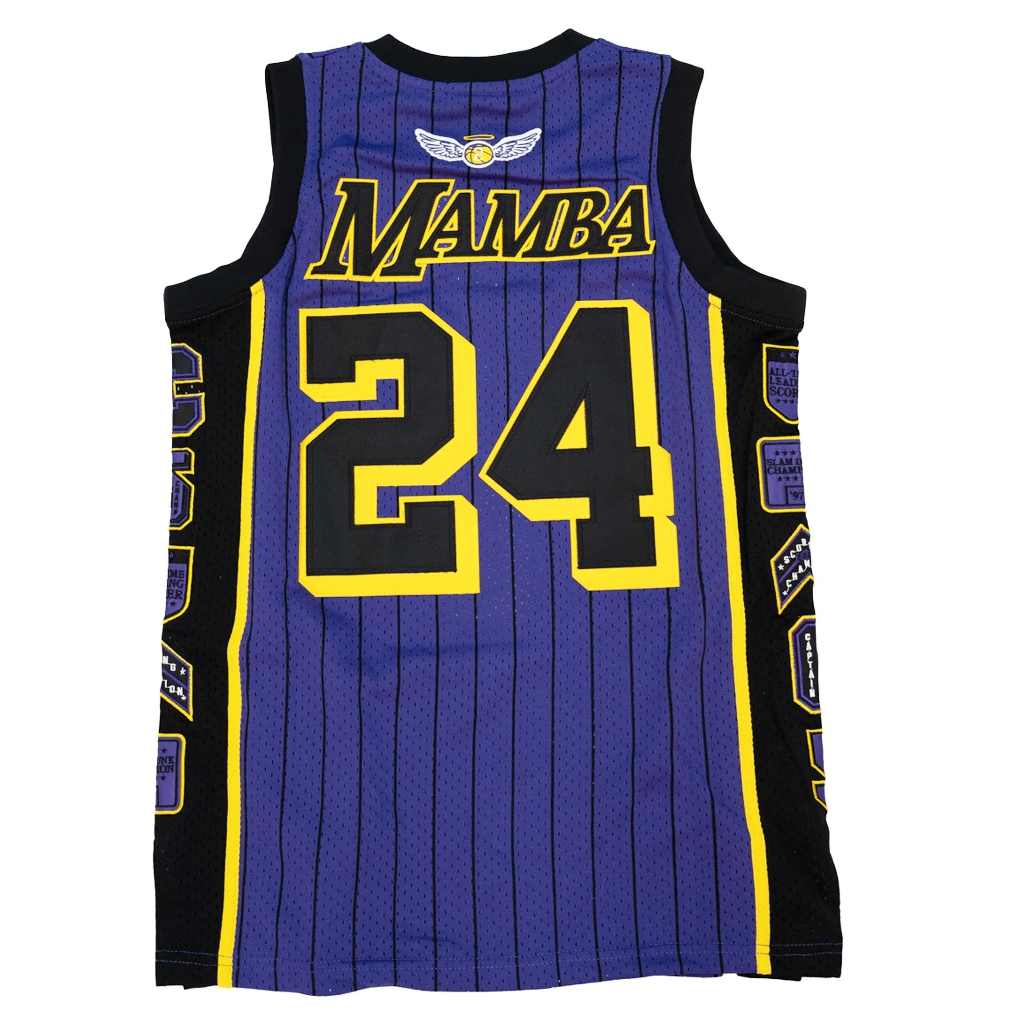 LEGEND MAMBA PATCH BASKETBALL JERSEY (PURPLE/BLACK) - Image 2