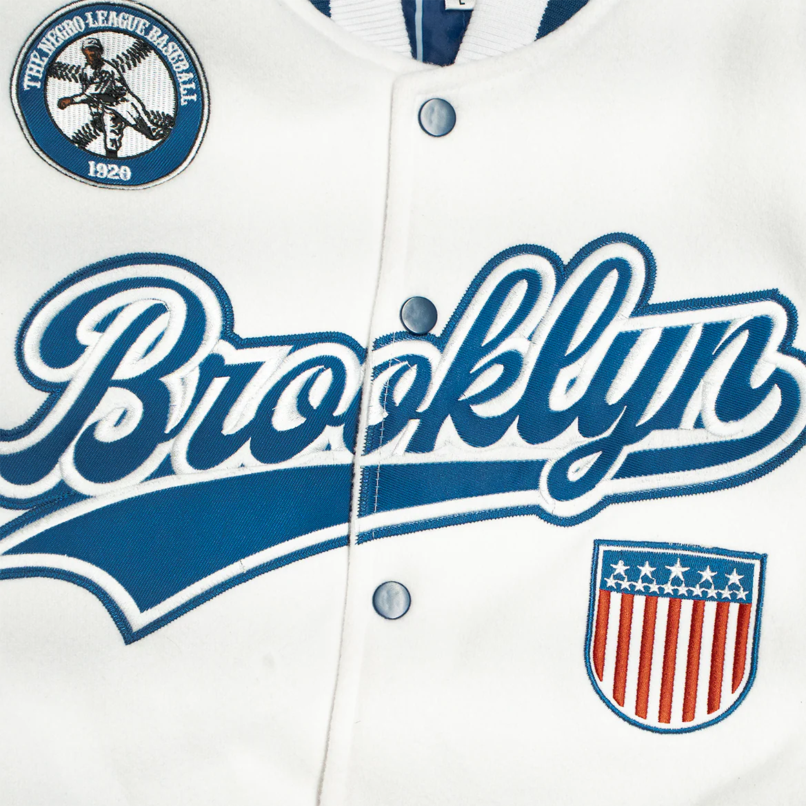 BROOKLYN GIANTS VARSITY JACKET (BLUE) - Image 3