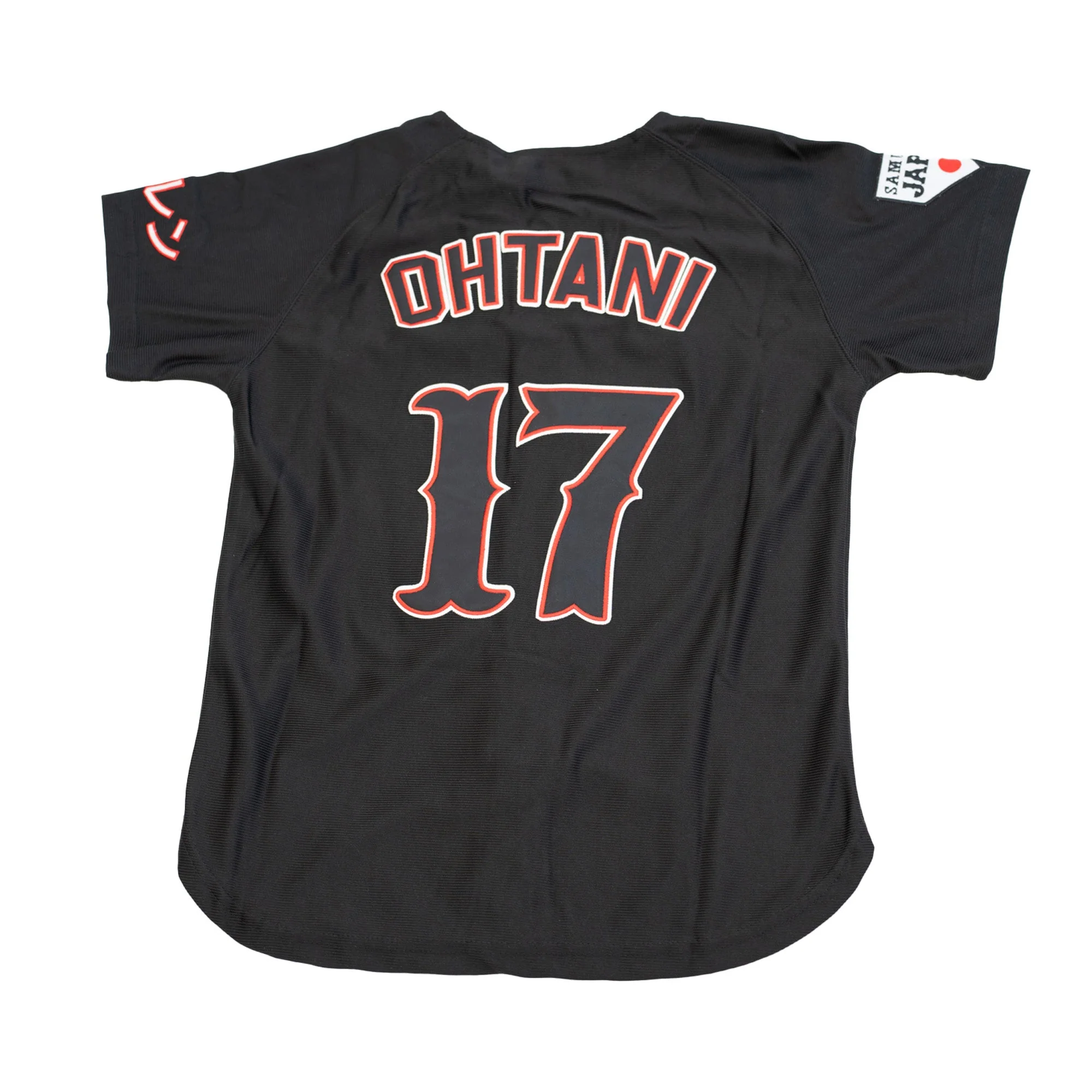 YOUTH OHTANI SHOTIME BASEBALL JERSEY (BLACK) - Image 2