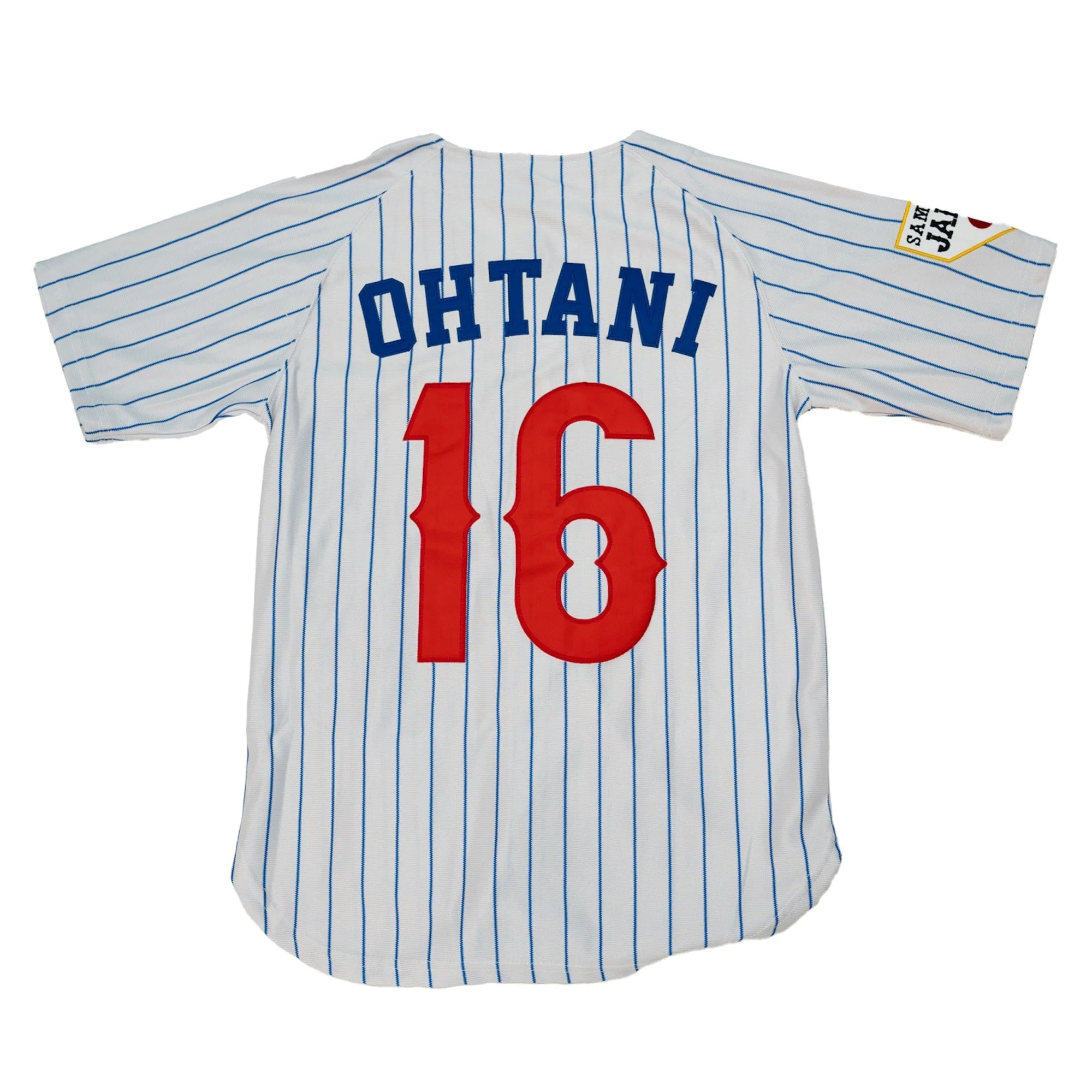 JAPAN NATIONAL BASEBALL OHTANI LA BUTTON DOWN JERSEY (WHITE) - Image 2