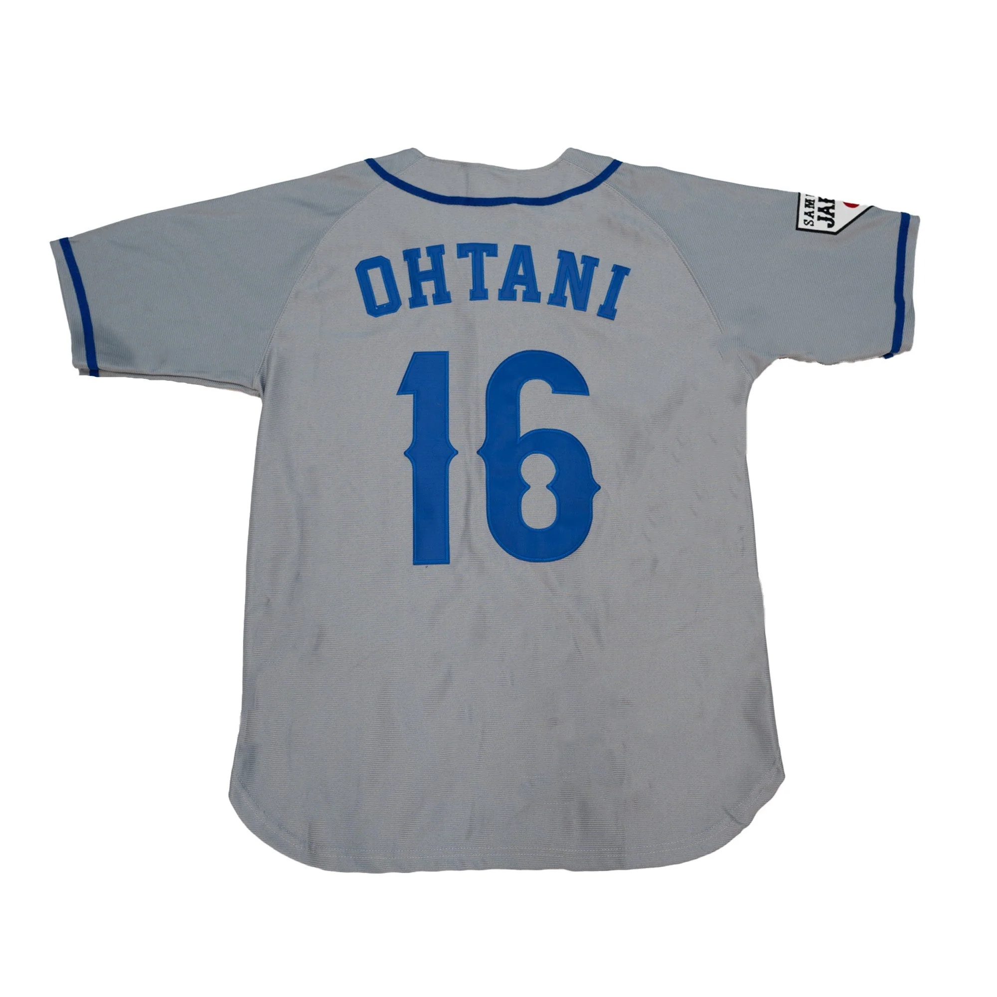 LOS ANGELES JAPAN OHTANI BUTTON DOWN JERSEY (GRAY) - Image 2