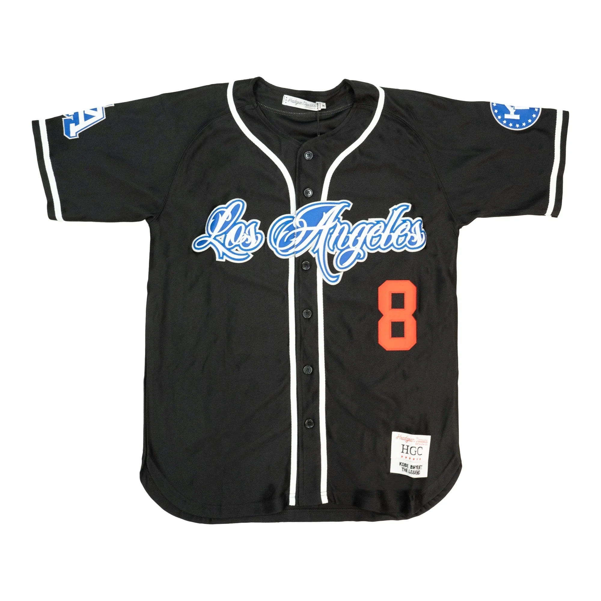 LOS ANGELES KOBE BRYANT BUTTON DOWN JERSEY (BLACK)