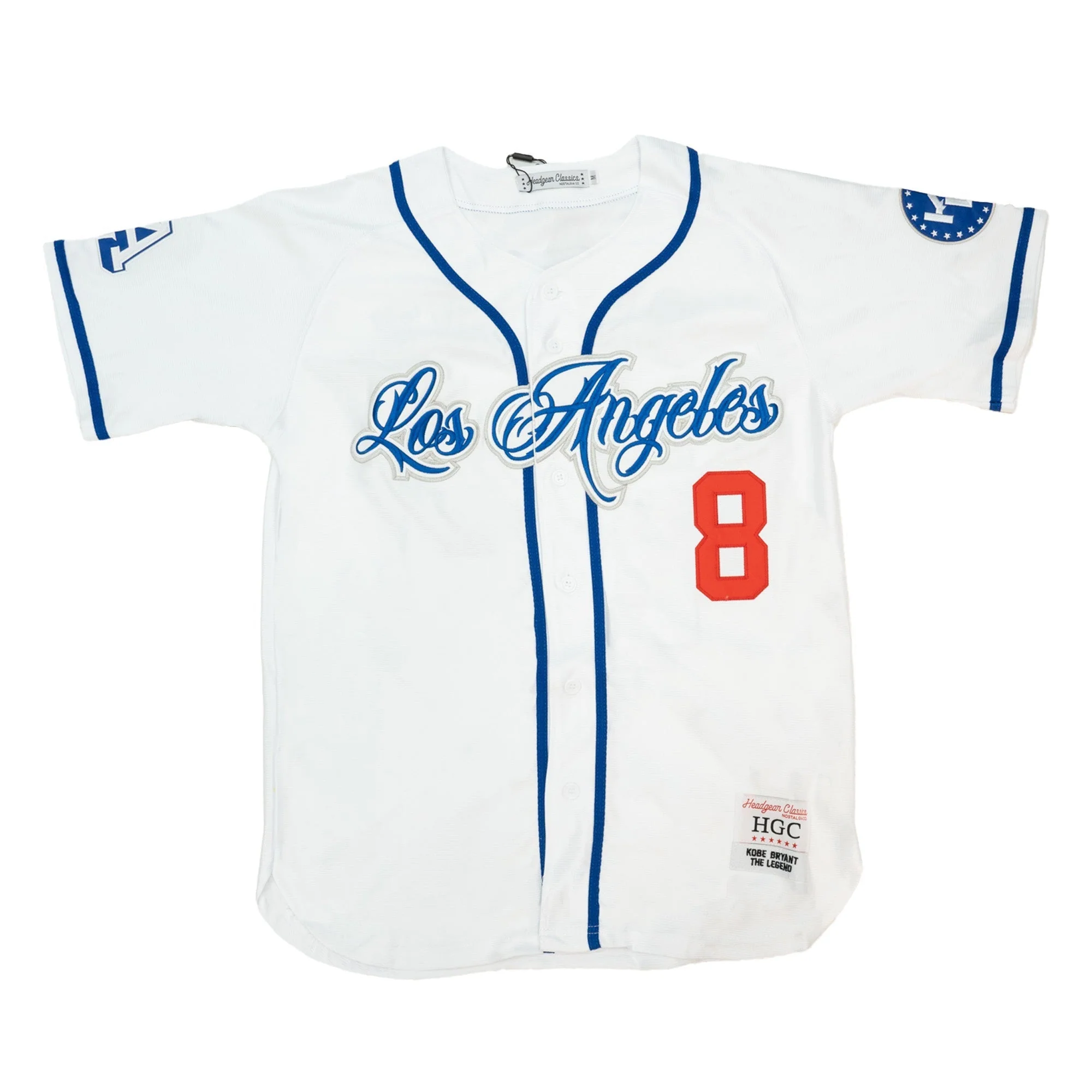 LOS ANGELES KOBE BRYANT BUTTON DOWN JERSEY (WHITE)