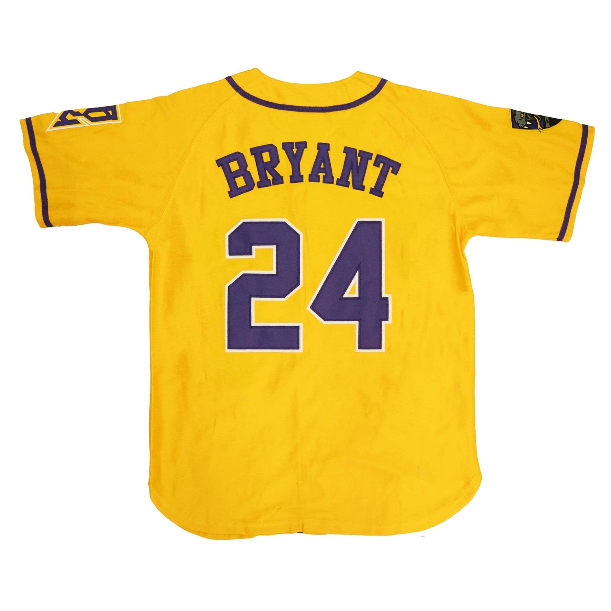 MAMBA KOBE BRYANT BUTTON DOWN JERSEY (GOLD) - Image 2