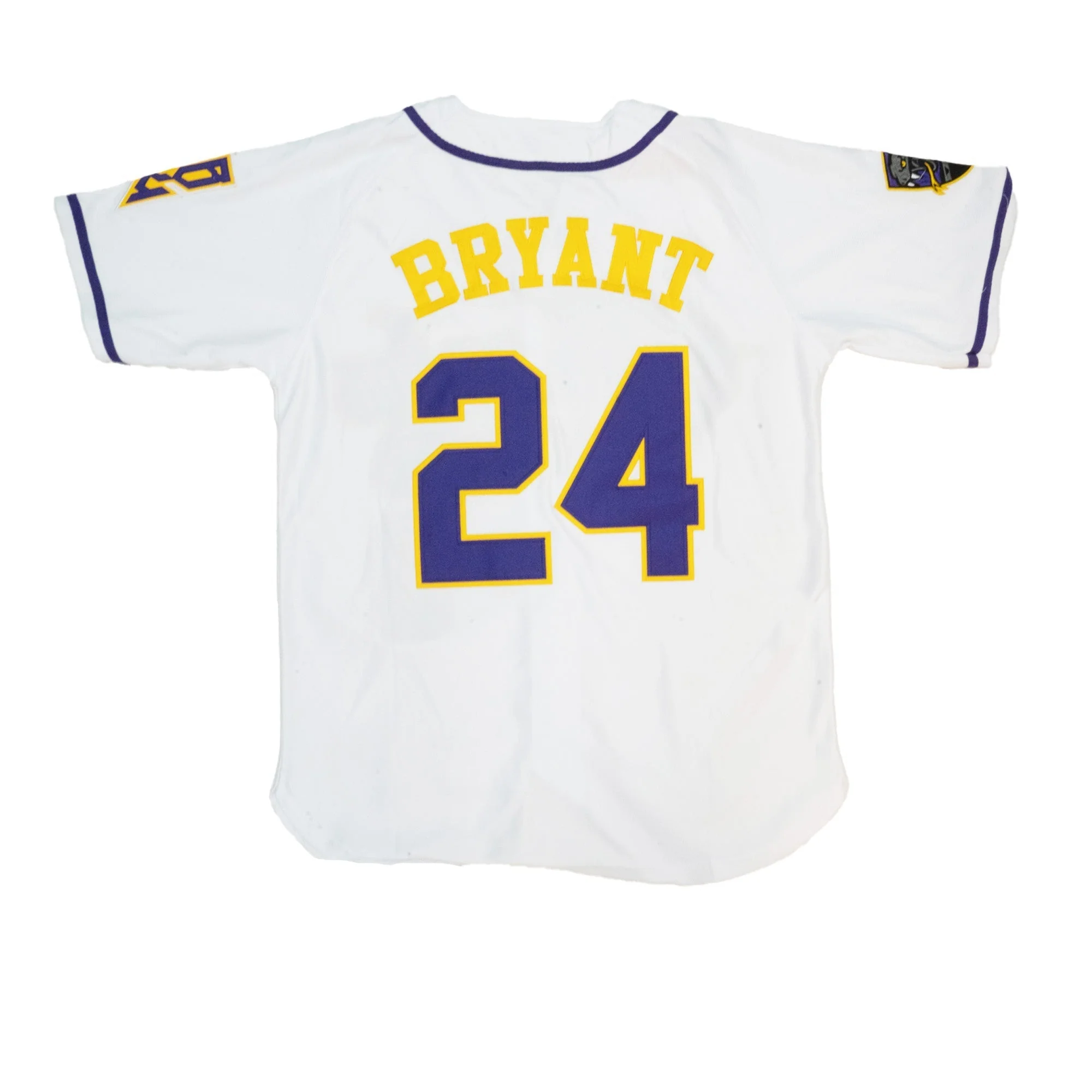 MAMBA KOBE BRYANT BUTTON DOWN JERSEY (WHITE) - Image 2