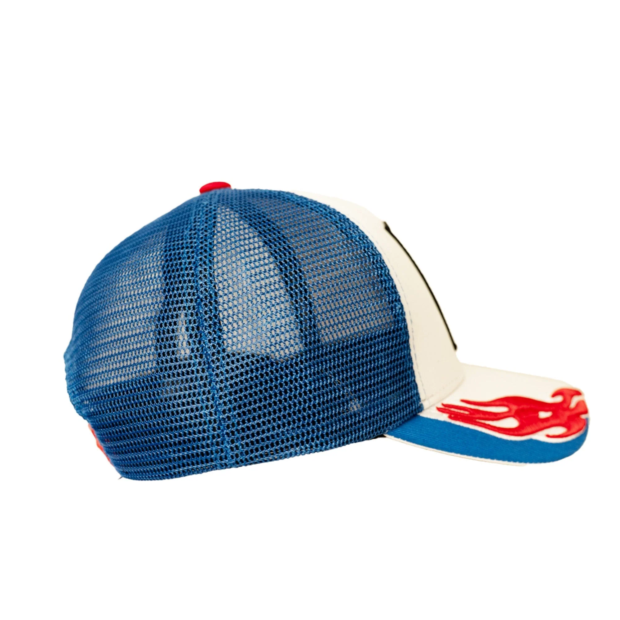 HEADGRAR RACING TRUCKER HAT (WHITE/BLUE) - Image 2