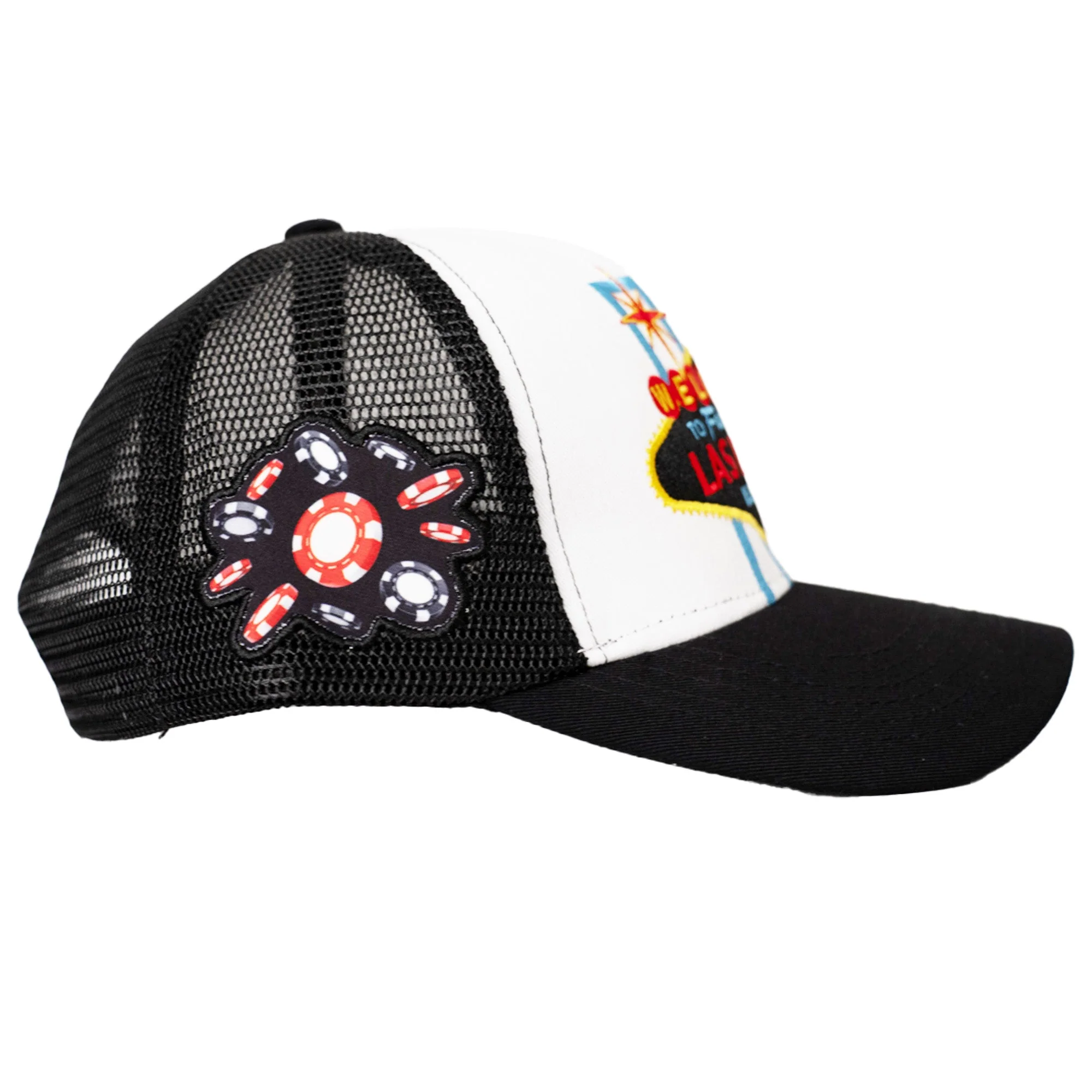 LAS VEGAS TRUCKER HAT (BLACK) - Image 2