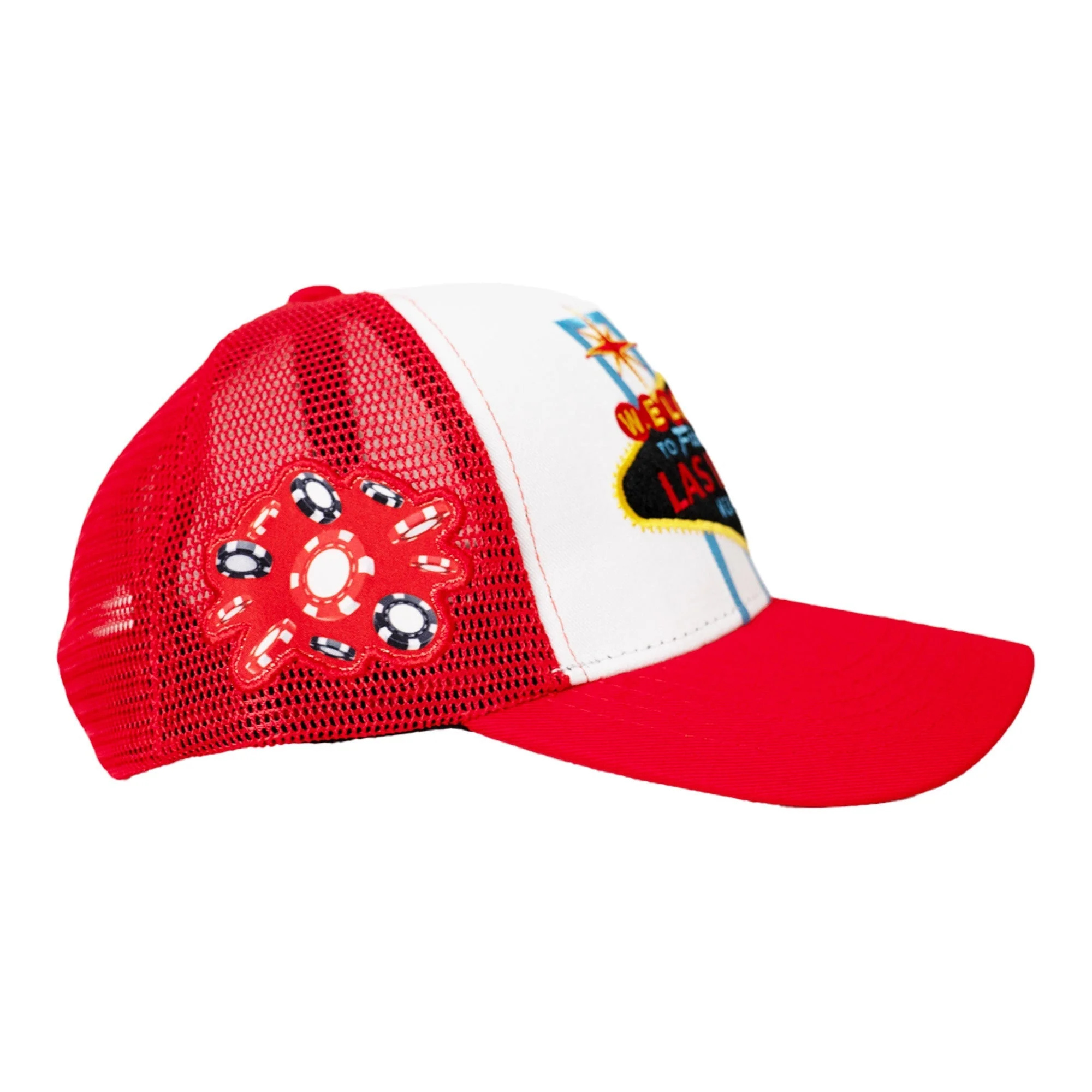 LAS VEGAS TRUCKER HAT (RED) - Image 2