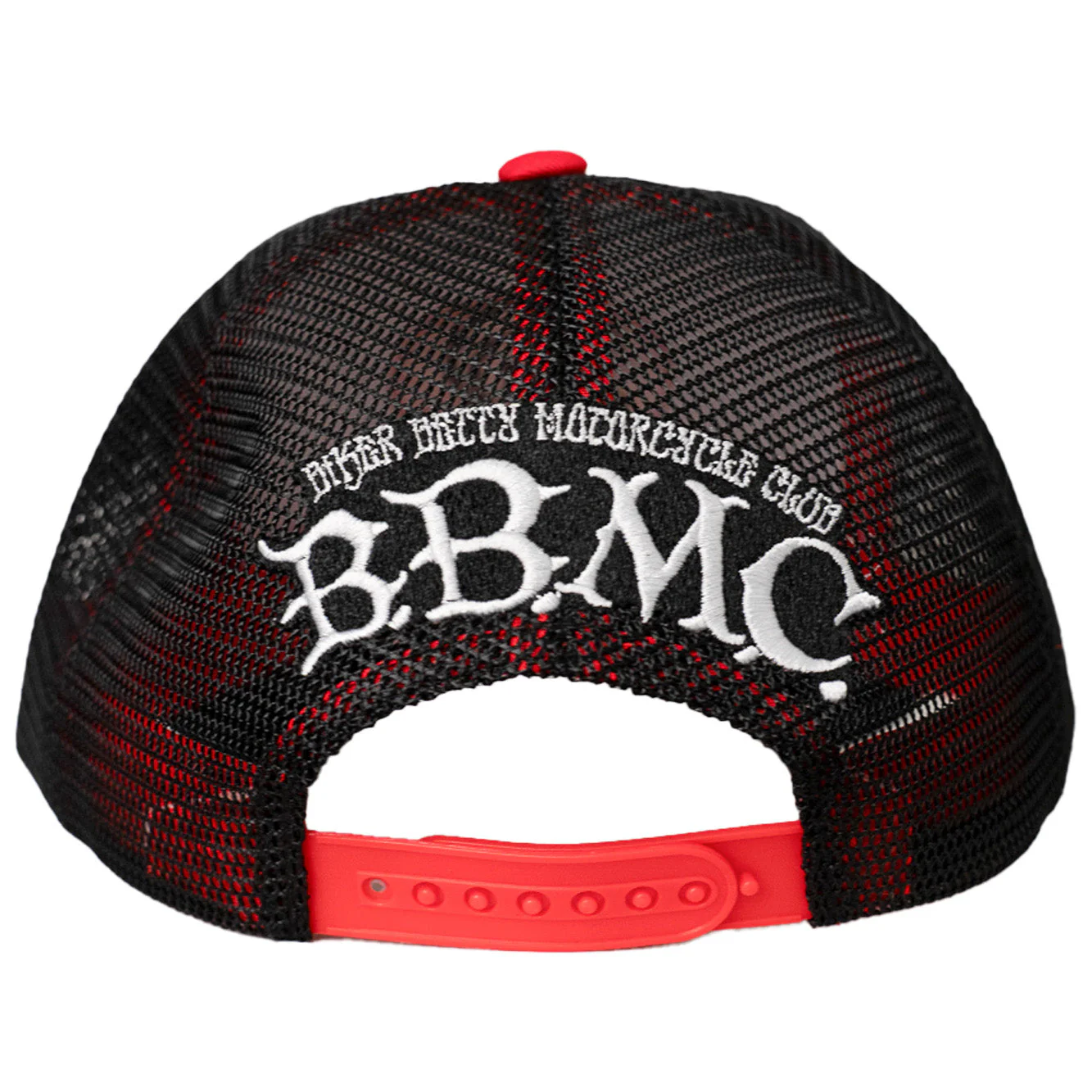 BETTY BOOP FLAME TRUCKER HAT (WHITE/BLACK) - Image 3