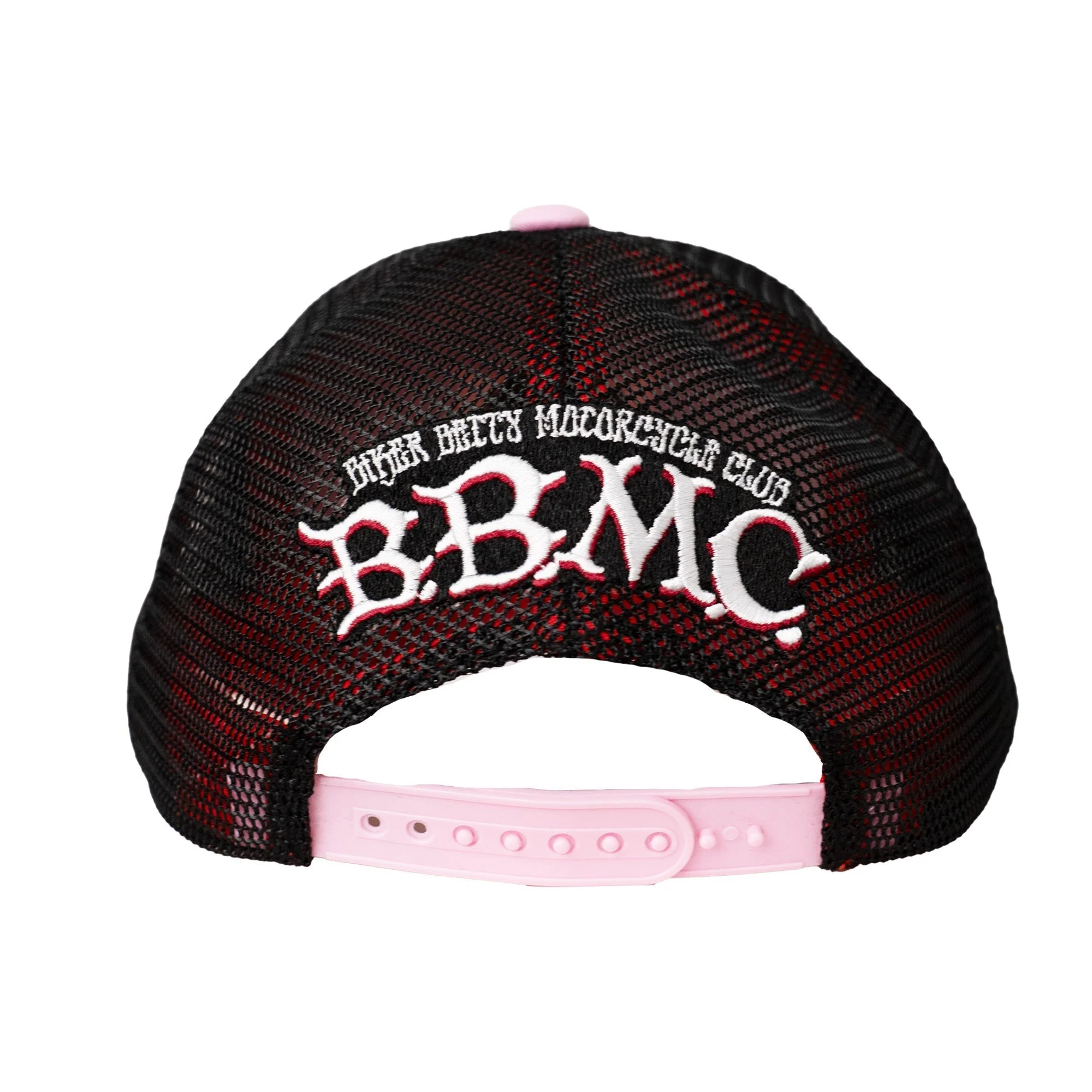 BETTY BOOP TRIBAL TRUCKER HAT (RED/PINK) - Image 3