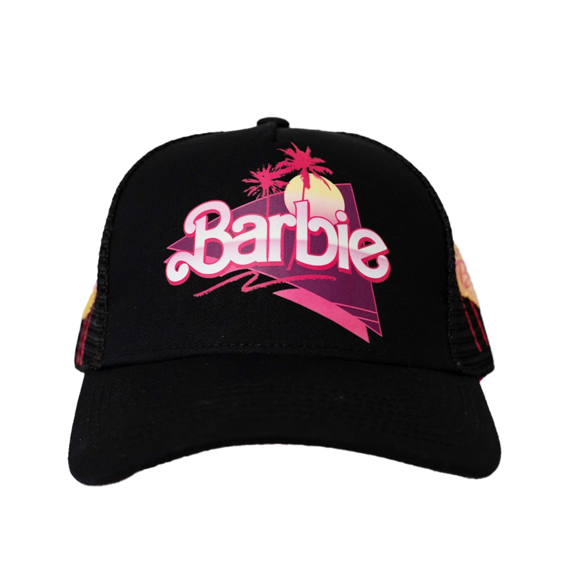 RETRO BARBIE TRUCKER HAT (BLACK)