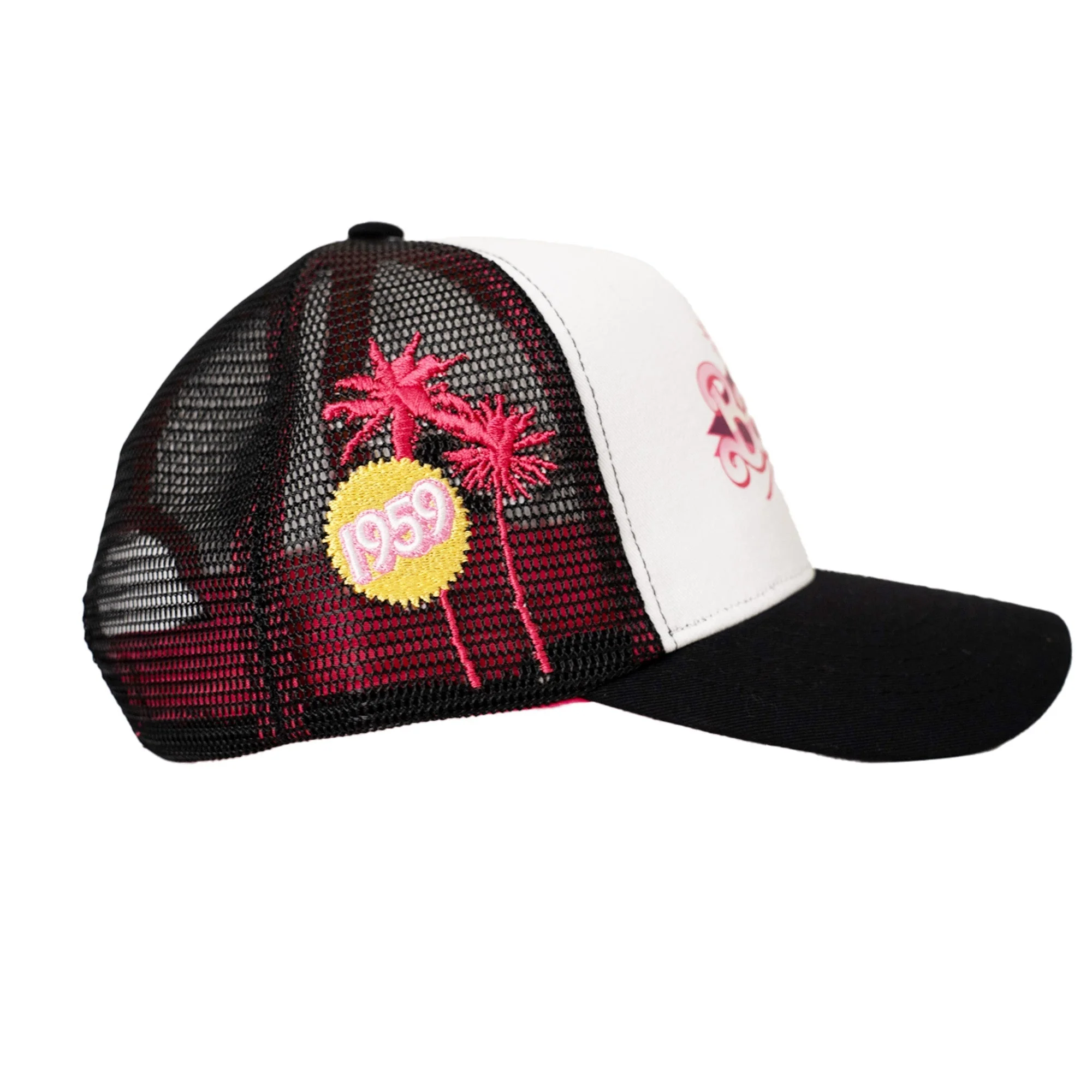 RETRO BARBIE  TRUCKER HAT (WHITE) - Image 2