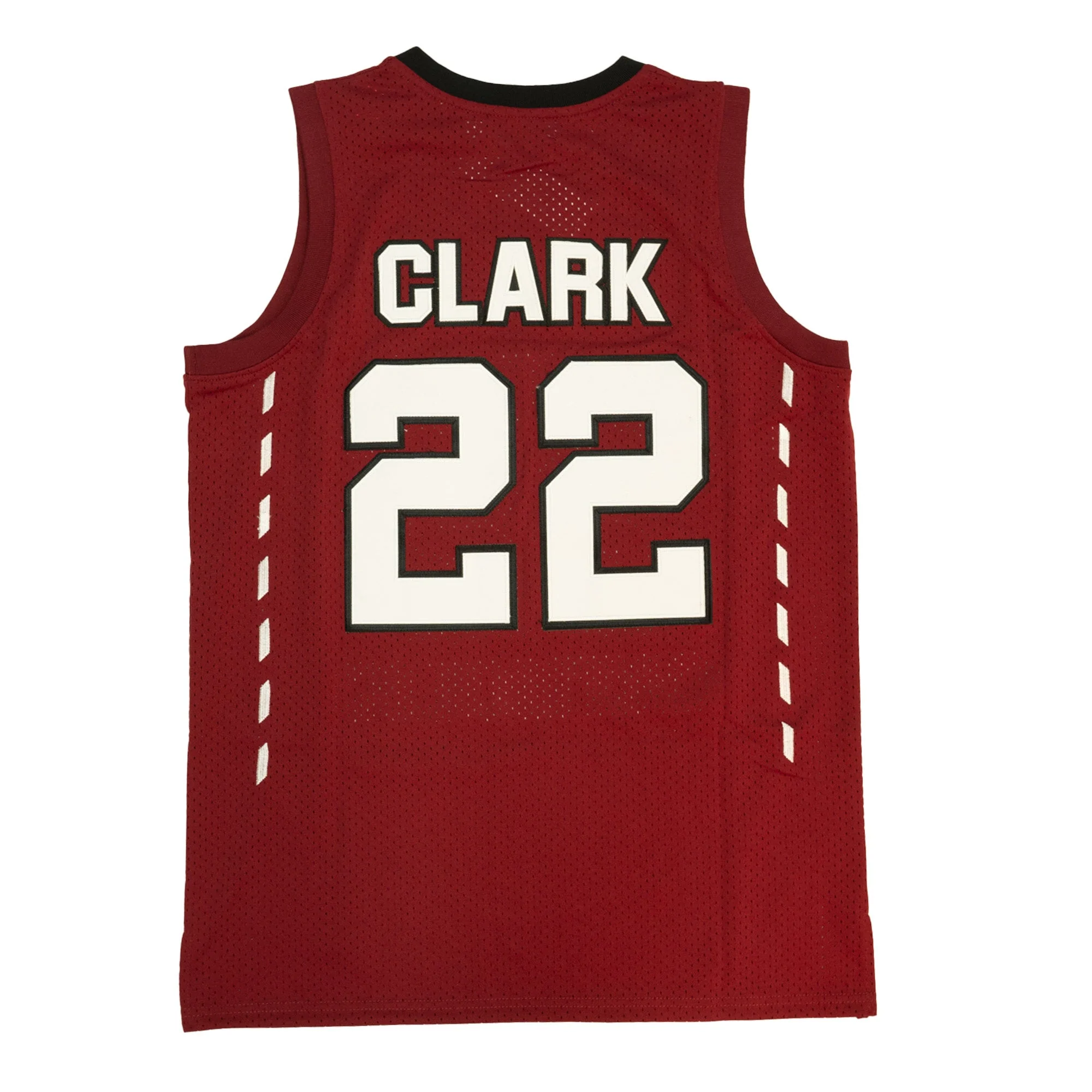 CAITLIN CLARK HIGH SCHOOL BASKETBALL JERSEY (BURGUNDY) - Image 2