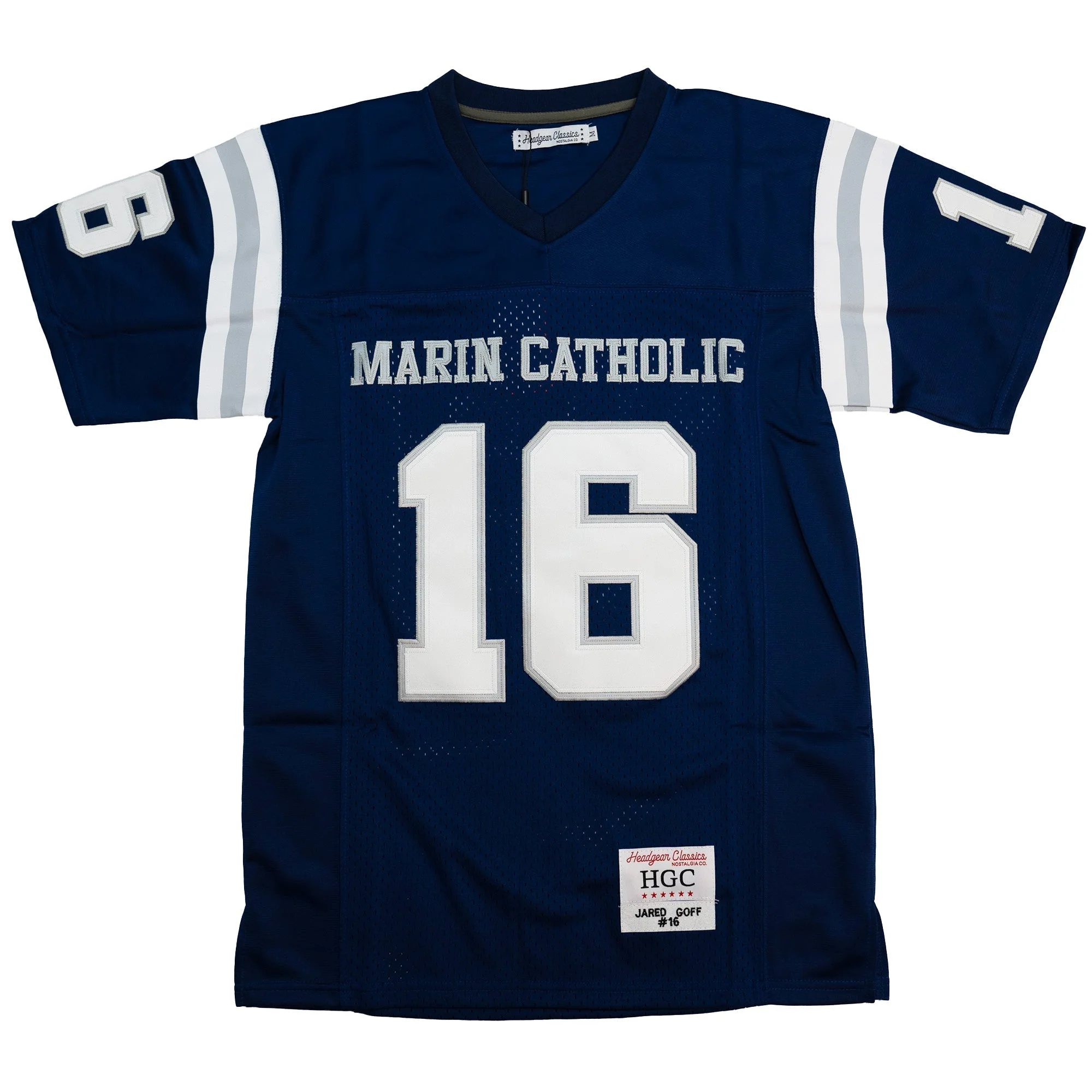 JARED GOFF MARIN CATHOLIC HIGH SCHOOL FOOTBALL JERSEY (NAVY)