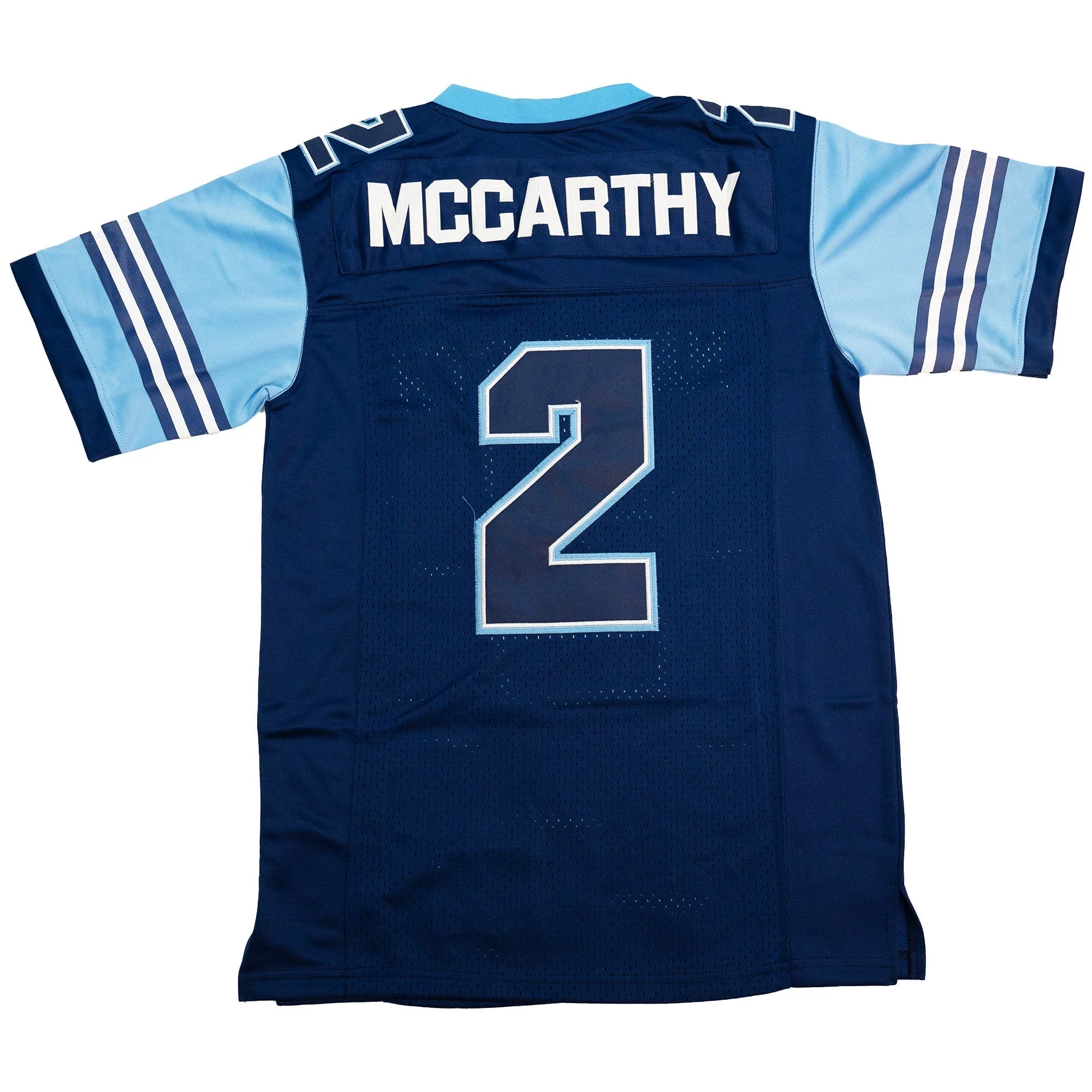 JJ MCCARTHY NAZARETH ACADEMY HIGH SCHOOL FOOTBALL JERSEY (NAVY) - Image 2