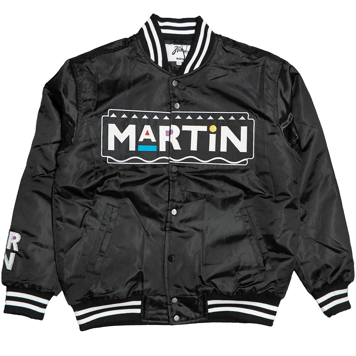 MARTIN SATIN JACKET (BLACK)