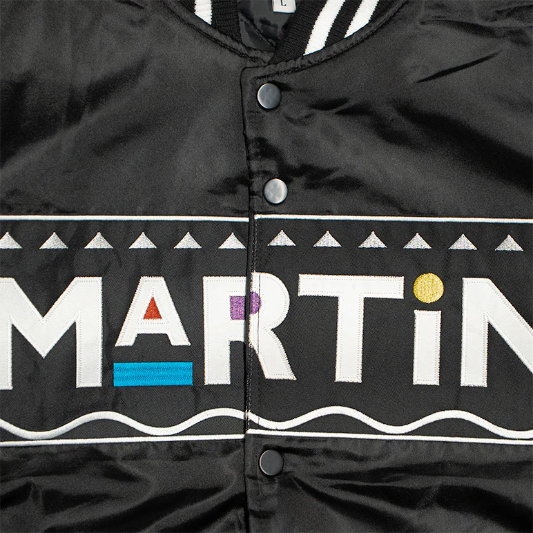 MARTIN SATIN JACKET (BLACK) - Image 3