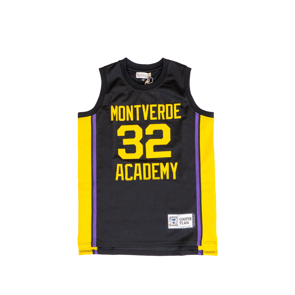 COOPER FLAGG MONTVERDE ACADEMY BASKETBALL JERSEY (BLACK)