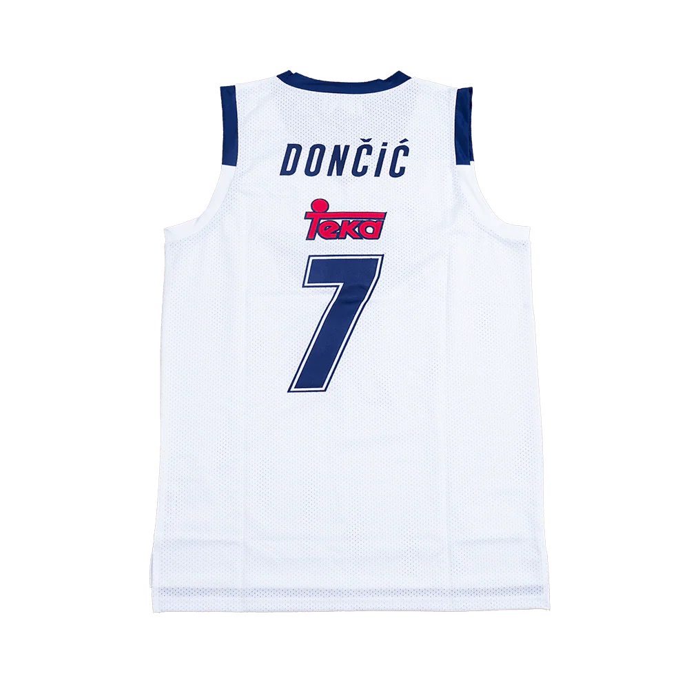 LUKA DONCIC MADRID TEKA BASKETBALL JERSEY (WHITE) - Image 2