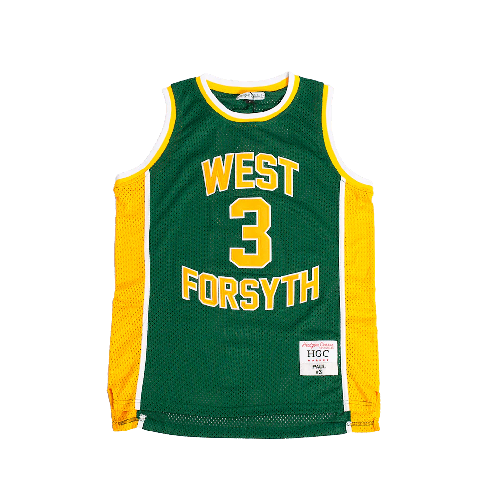 CHRIS PAUL WEST FORSYTH HIGH SCHOOL YOUTH BASKETBALL JERSEY GREEN