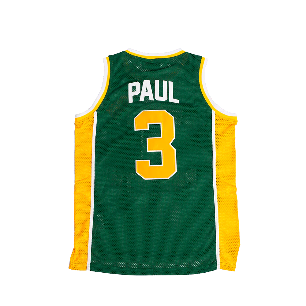 CHRIS PAUL WEST FORSYTH HIGH SCHOOL YOUTH BASKETBALL JERSEY GREEN - Image 2