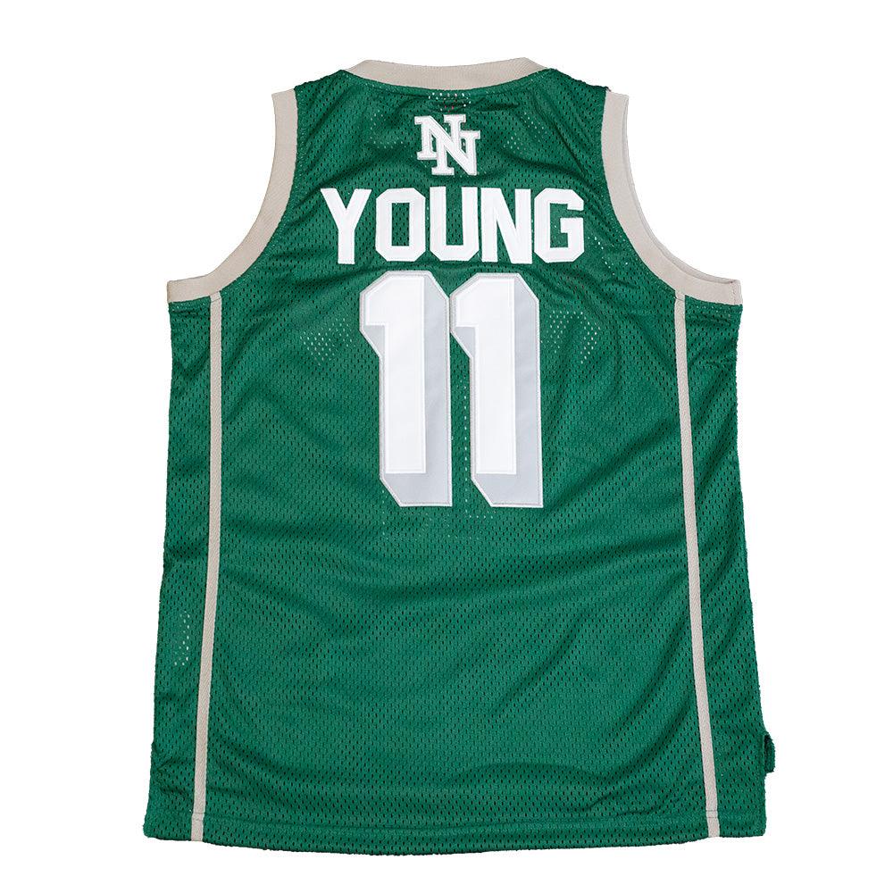 YOUTH TRAE YOUNG HIGH SCHOOL BASKETBALL JERSEY (GREEN) - Image 2