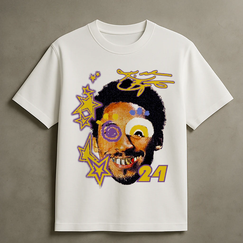 ABSTRACT KOBE T-SHIRT (CREAM)
