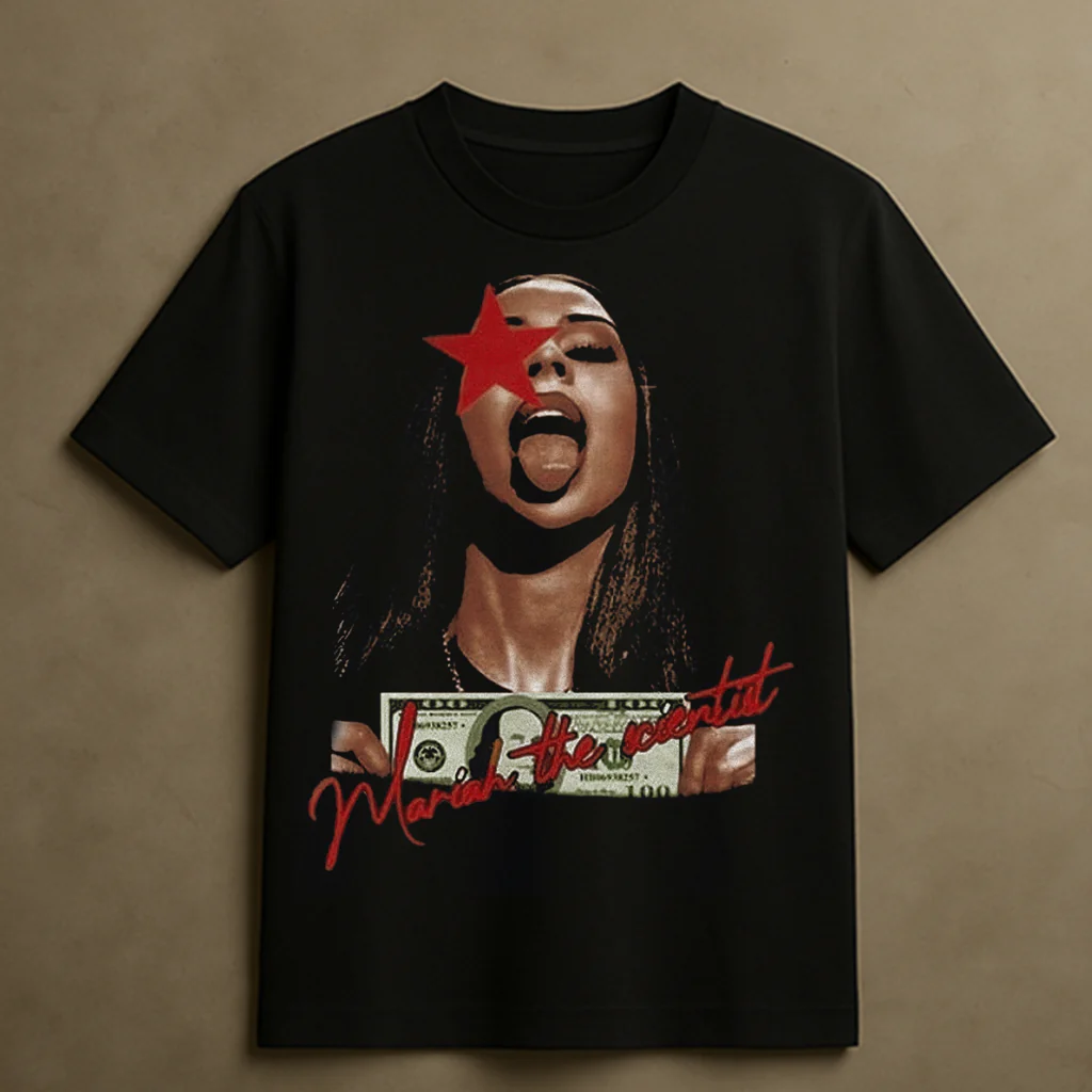 MARIAH STAR T-SHIRT (BLACK)