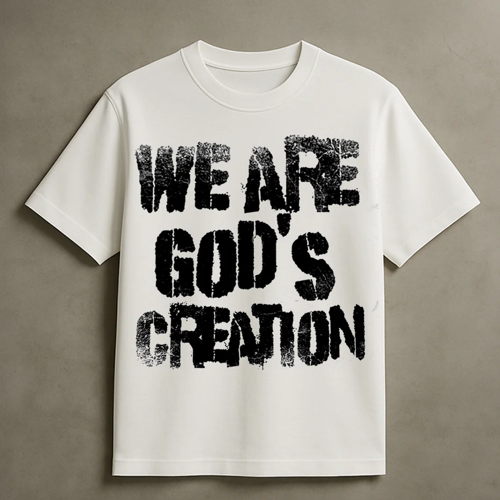 GOD CREATION T-SHIRT (WHITE)