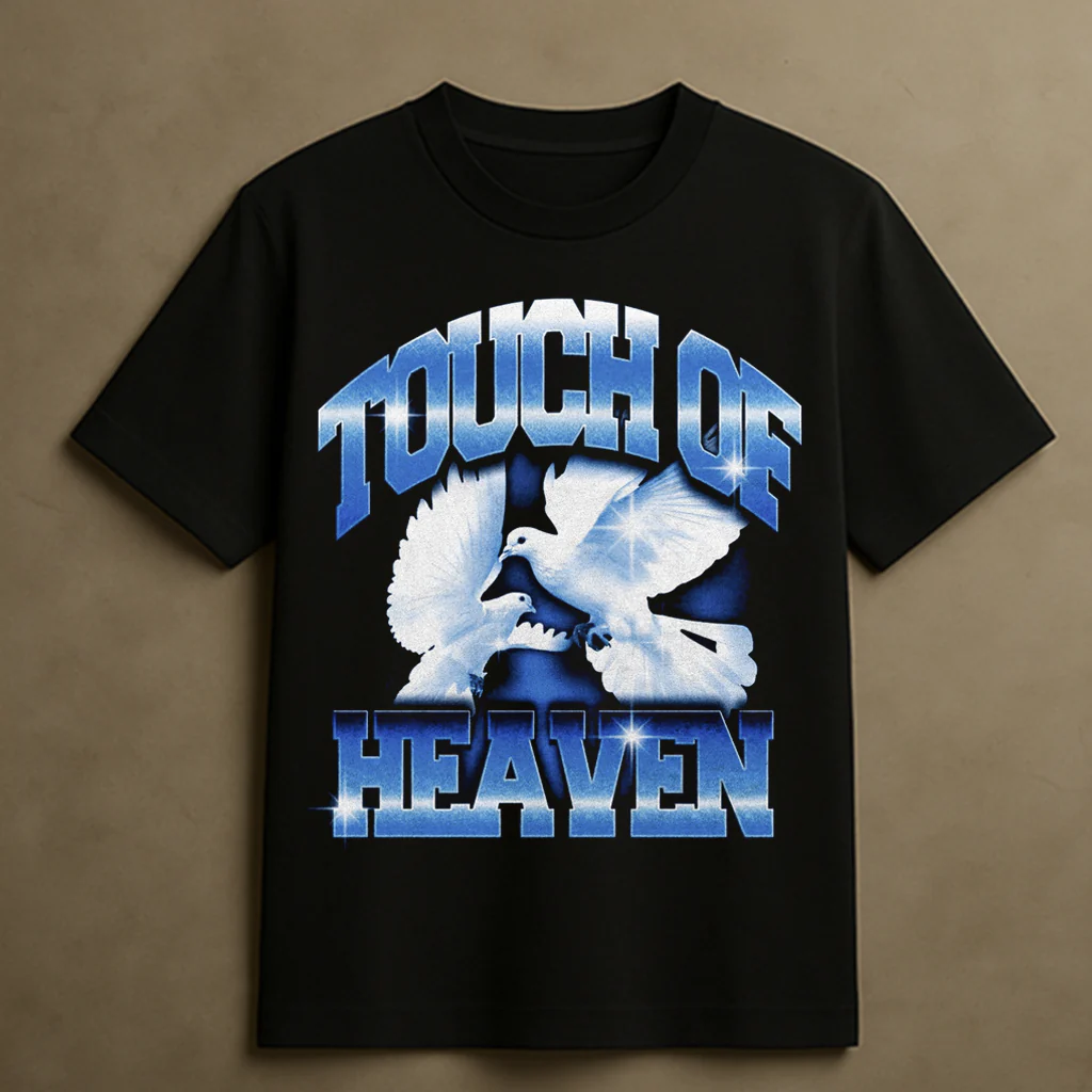 TOUCH OF HEAVEN T-SHIRT (BLACK)