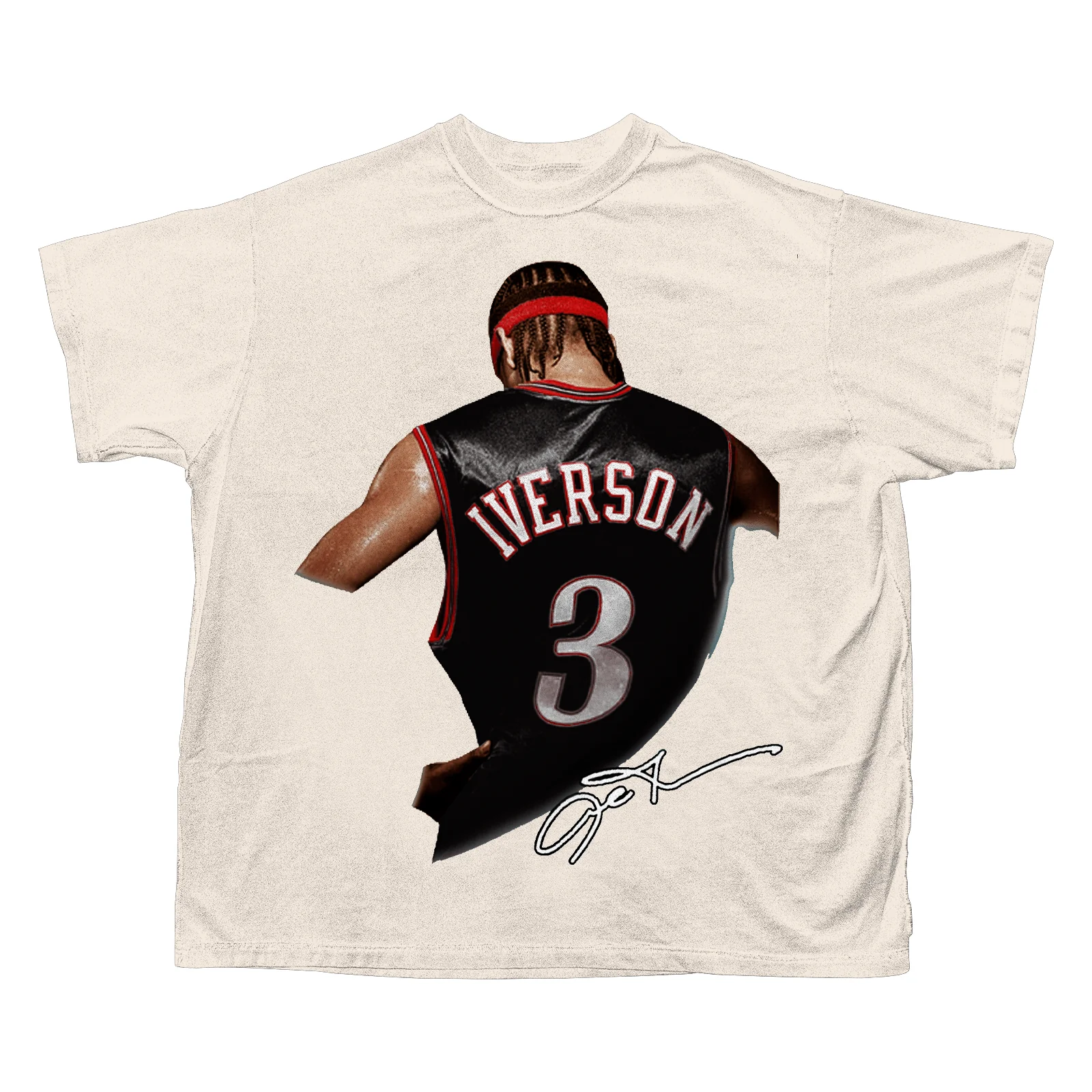 IVERSON LOOK DOWN T-SHIRT (CREAM)