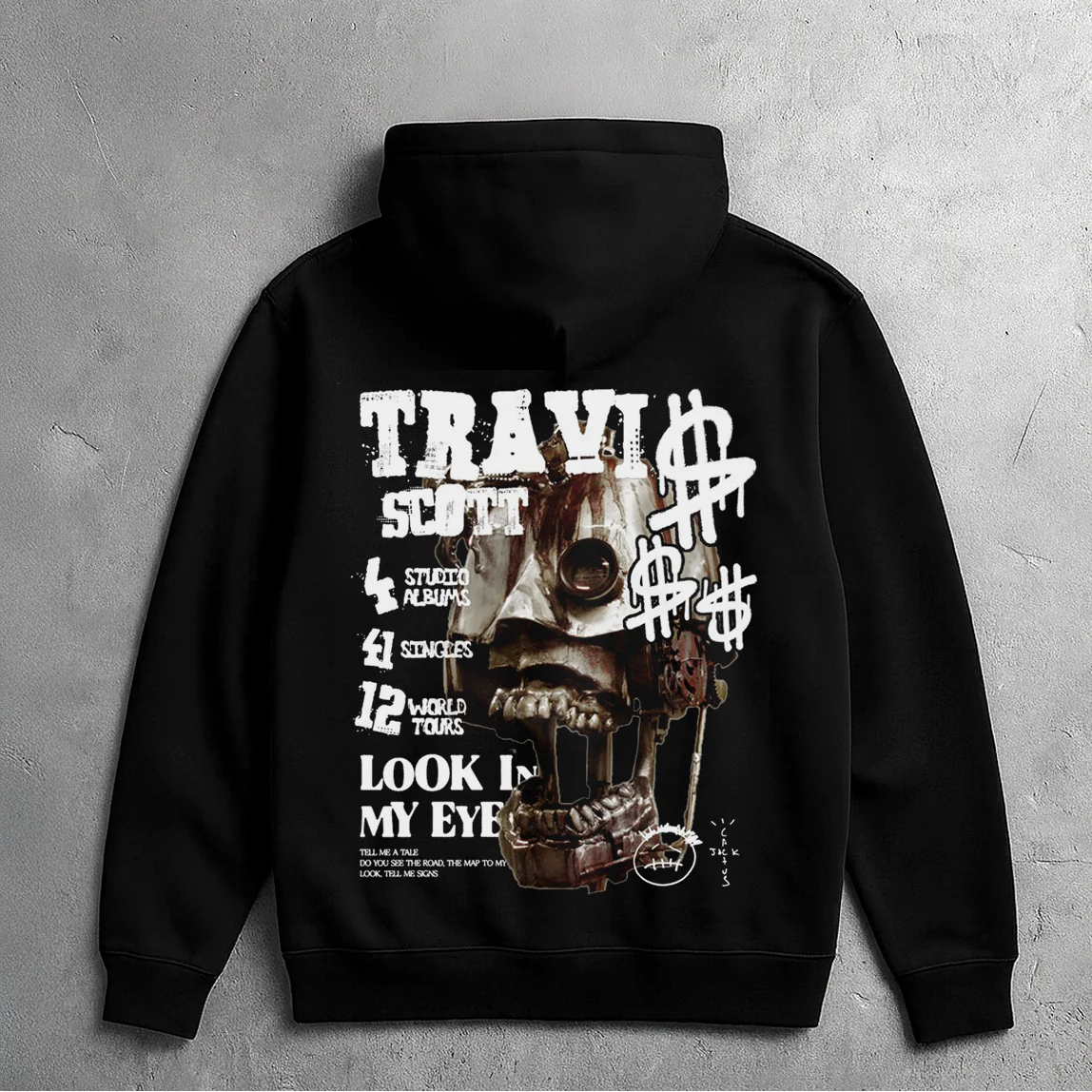 SICKO MODE HOODIE (BLACK) - Image 2