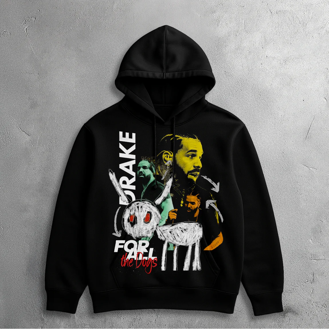 DRAKE DOGS HOODIE (BLACK)