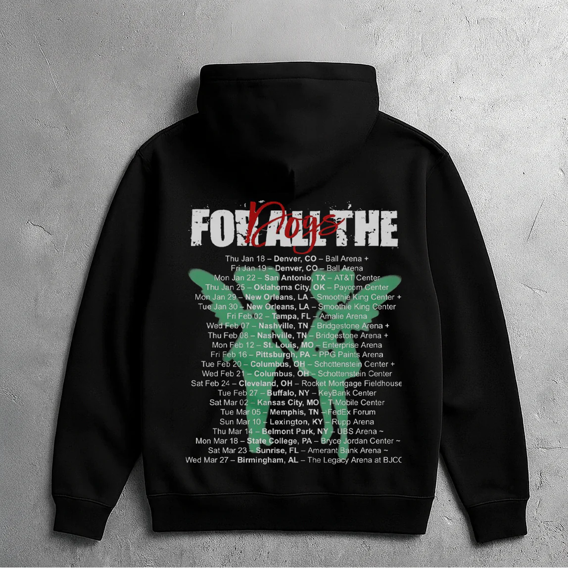 DRAKE DOGS HOODIE (BLACK) - Image 2