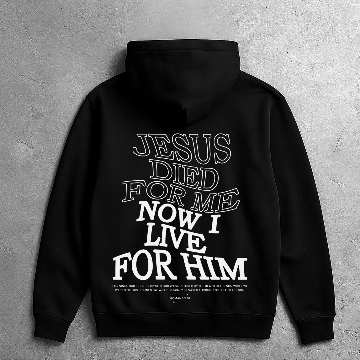 SEEK JESUS HOODIE (BLACK) - Image 2