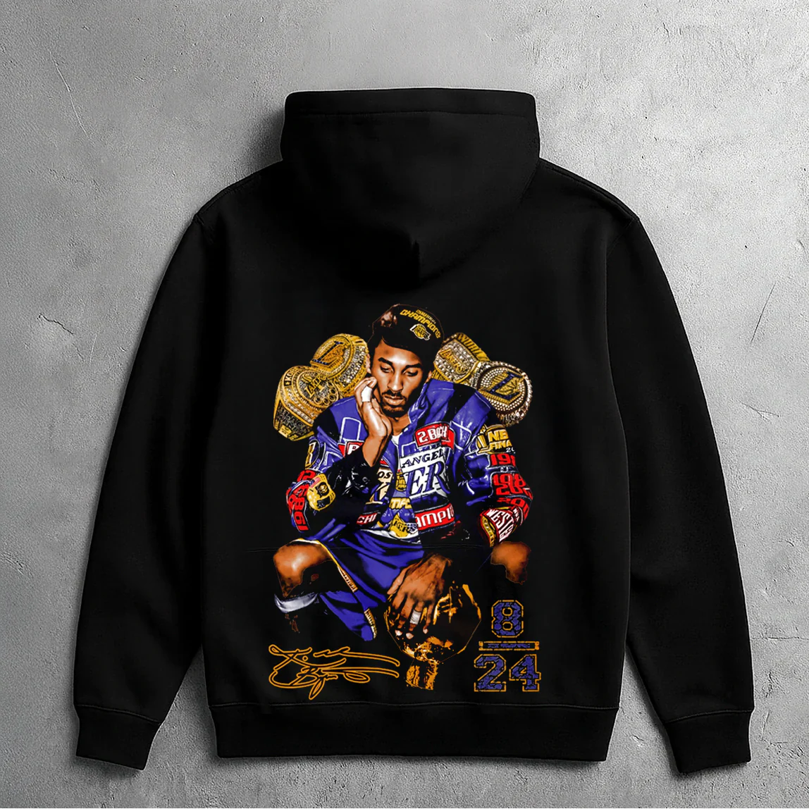 KOBE TROPHY HOODIE (BLACK) - Image 2