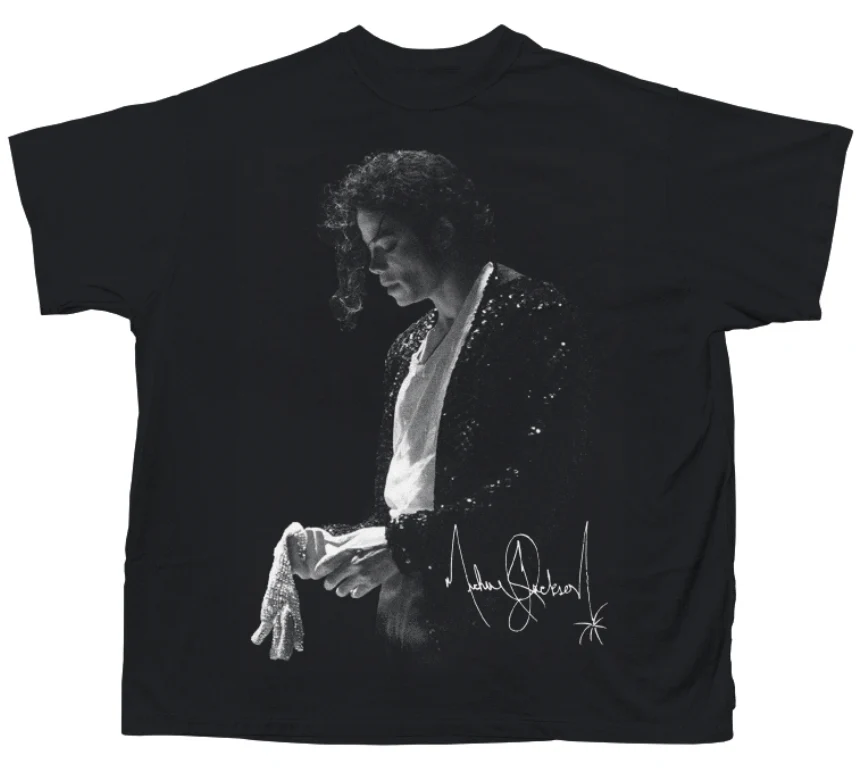 MICHAEL GLOVE ON T-SHIRT (BLACK)